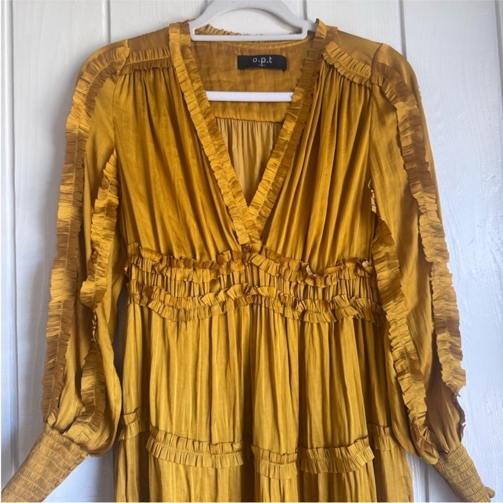 o.p.t. Long Sleeve Ruffled Mini Dress - Picture 3 of 6